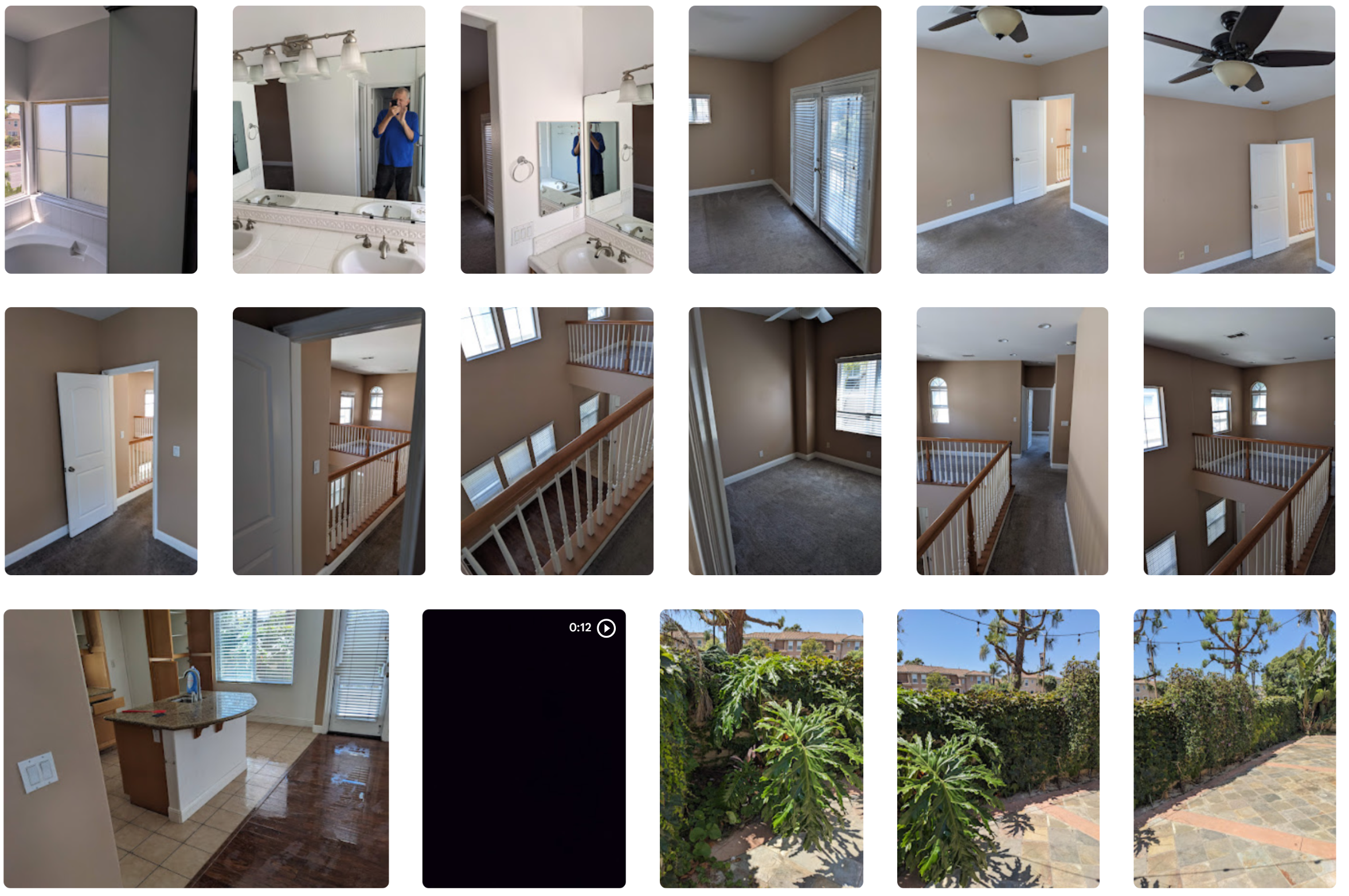 Second-floor ceiling