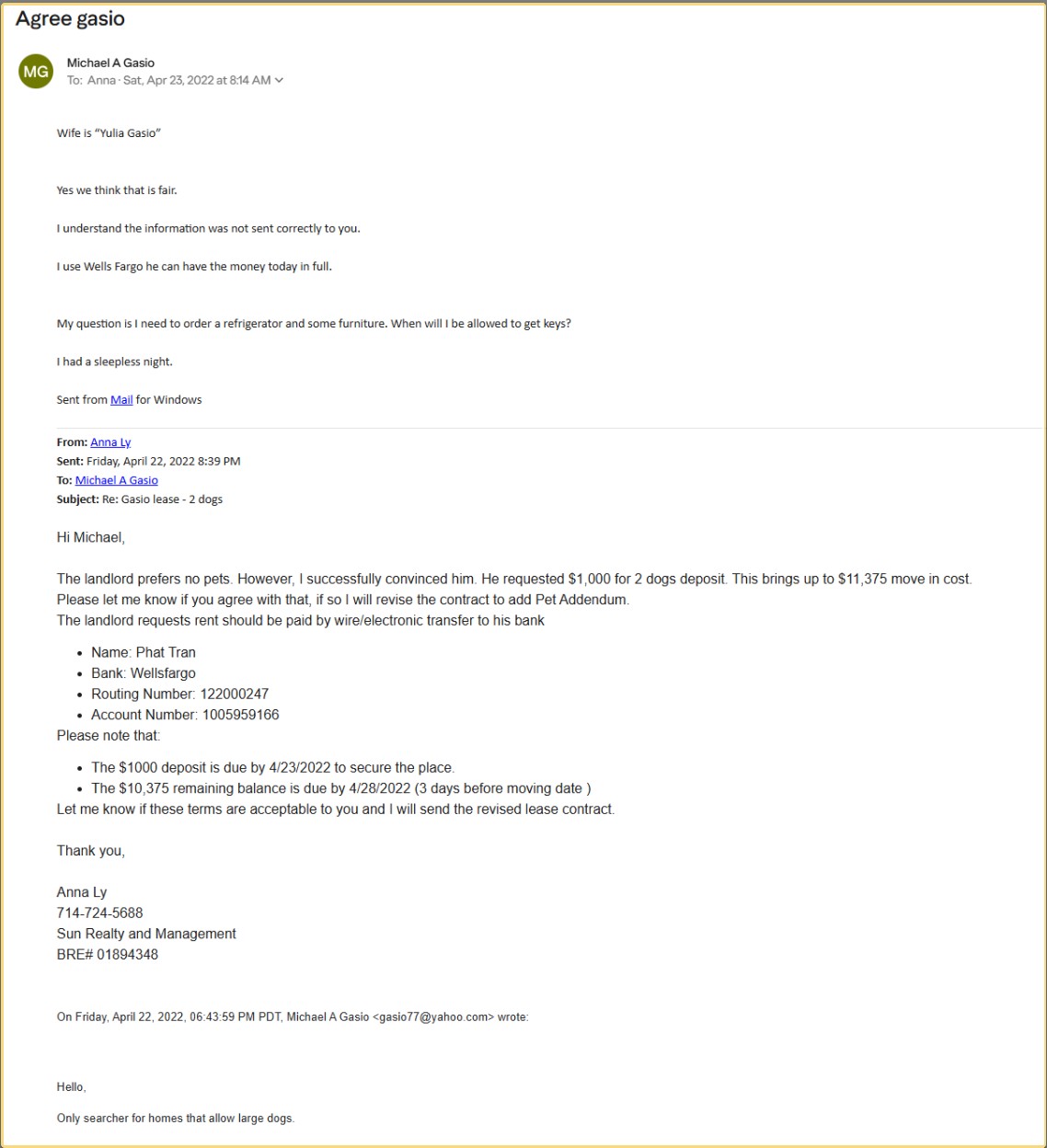 Exhibit T97 Email Screenshot